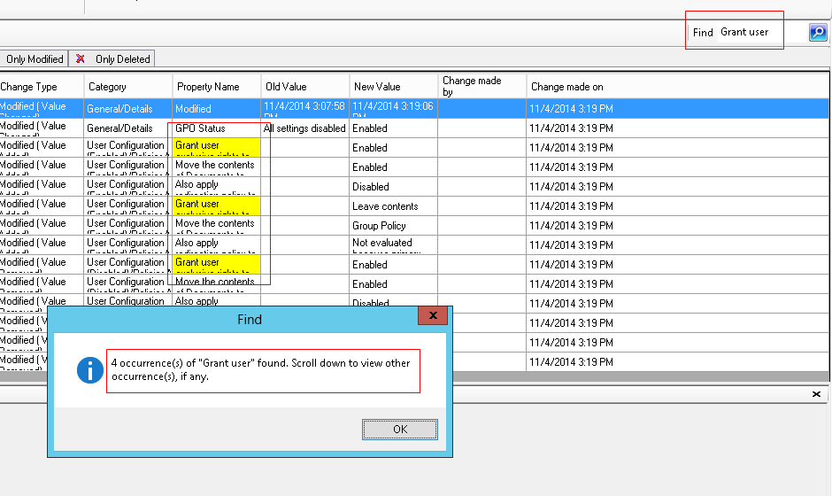 Find all Active Directory changes during a time period when auditing all events in your Active Directory