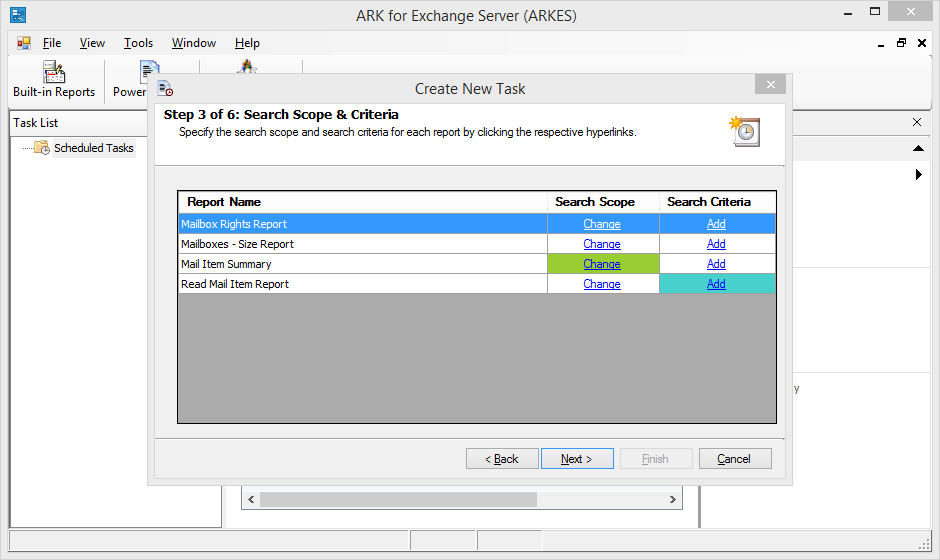 exchange server admin reports