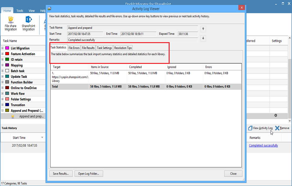 Migrate files to multiple folders in SharePoint