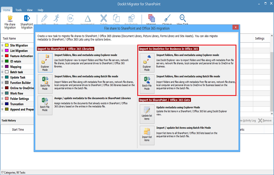 Manage metadata in SharePoint Lists