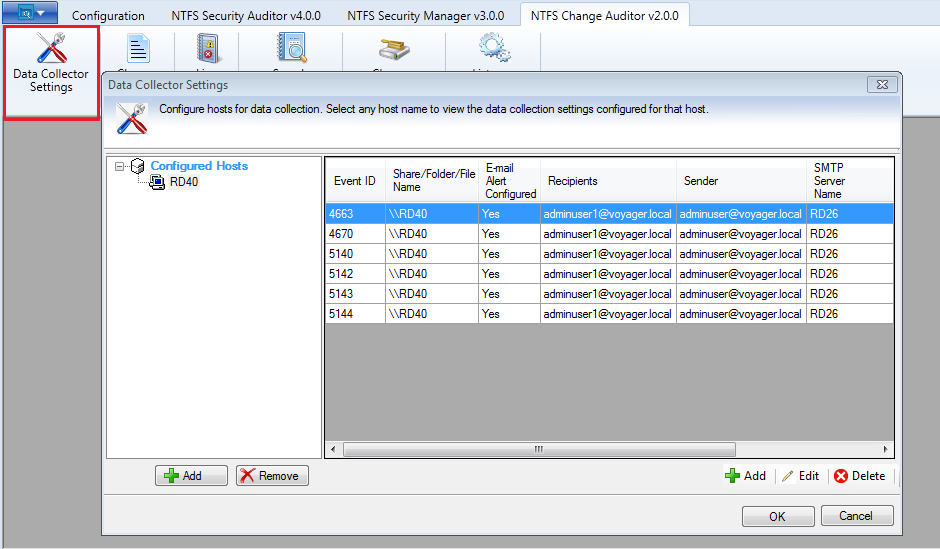 windows server changes tracking