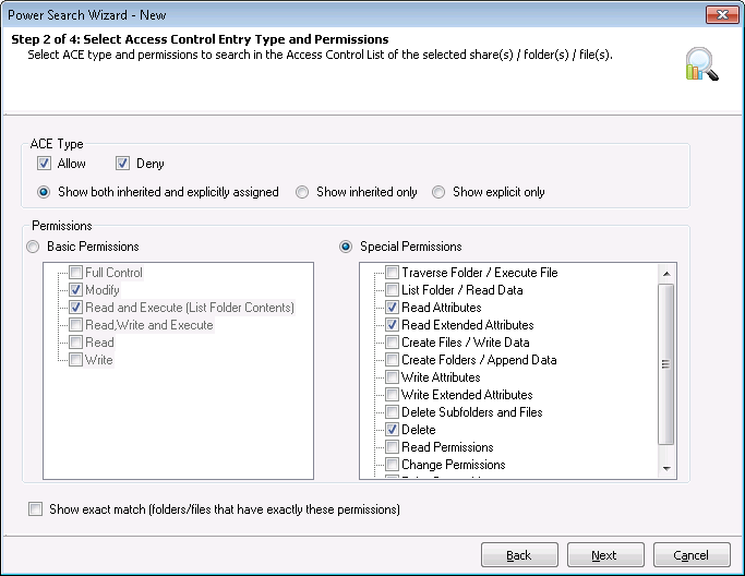 windows server ACL permissions