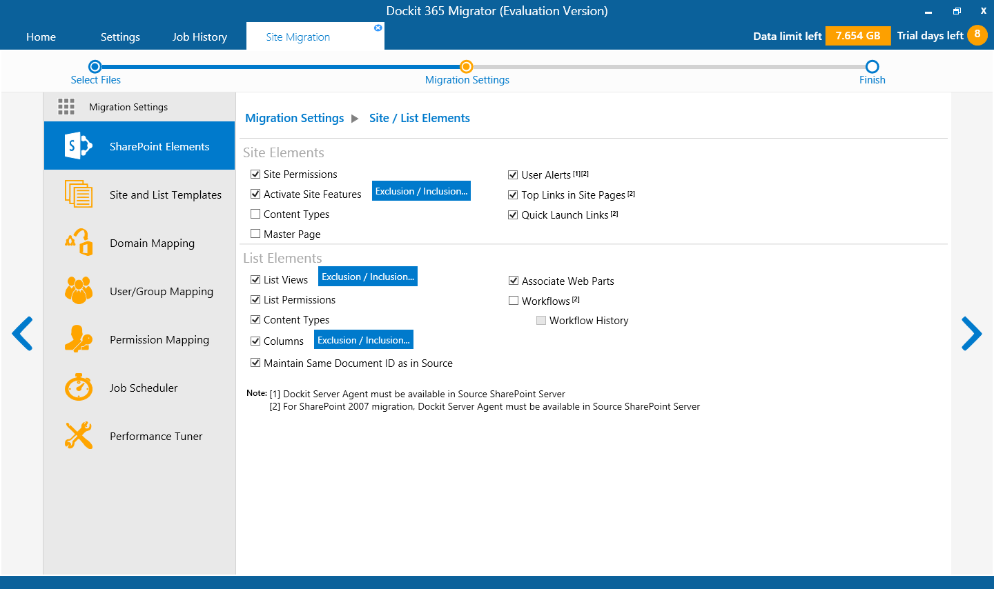 Migrate webs and lists to Office 365 from SharePoint on-premises