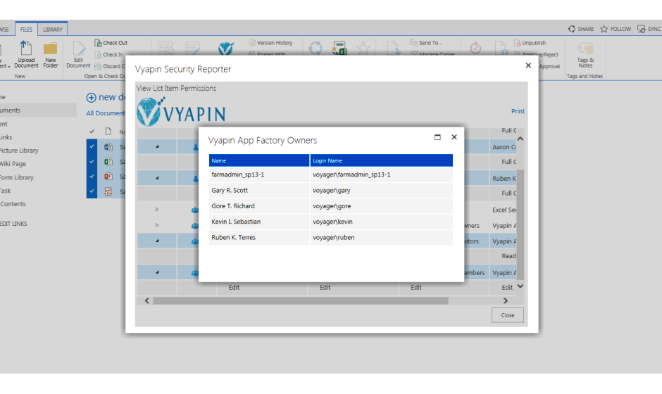 SharePoint user login reports